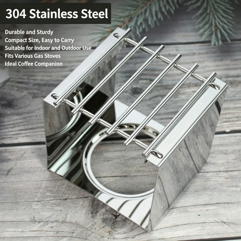 ขาตั้งเตาสแตนเลสทรงสี่เหลี่ยมส - Camping Cooking Pot Stainless Steel บทวิจารณ์และราคา