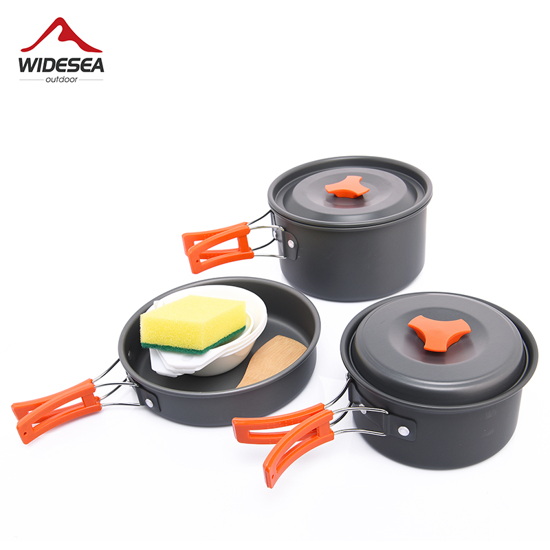 Widea เครื่องใช้บนโต๊ะอาหารสำห - Camping Cooking Kits บทวิจารณ์และราคา