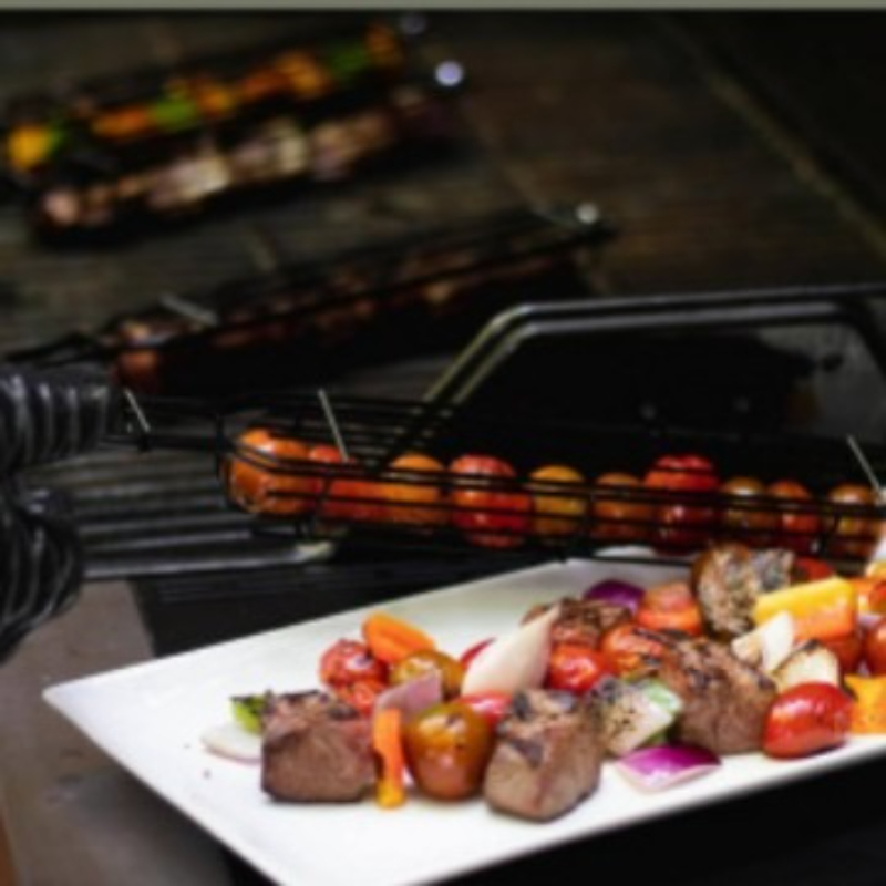 ตะกร้าย่างบาร์บีคิวแบบพกพา ตะแ - Camping Cooking Vegetables บทวิจารณ์และราคา