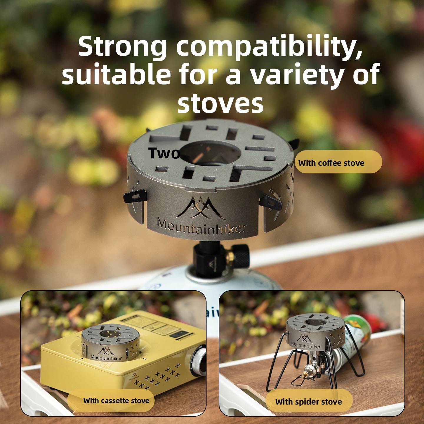 MOUNTAINHIKER แหวนกันลมพร้อมฝา - Camping Cooking Ring บทวิจารณ์และราคา
