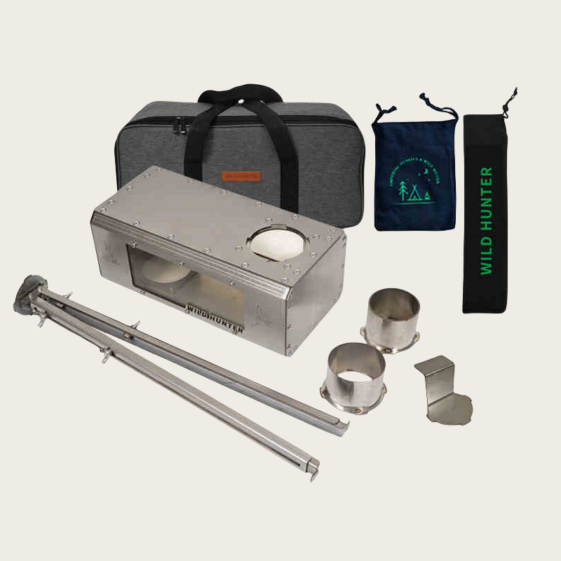 เตาไม้สำหรับตั้งแคมป์ แบบ 2 ด้ - Camping Cooking บทวิจารณ์และราคา