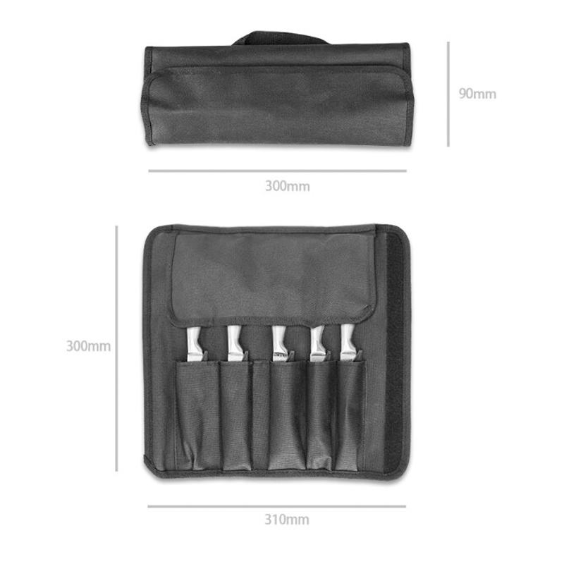 กระเป๋าใส่มีดแบบม้วน ผ้าอ๊อกซ์ - Camping Cooking Utensil Bag บทวิจารณ์และราคา