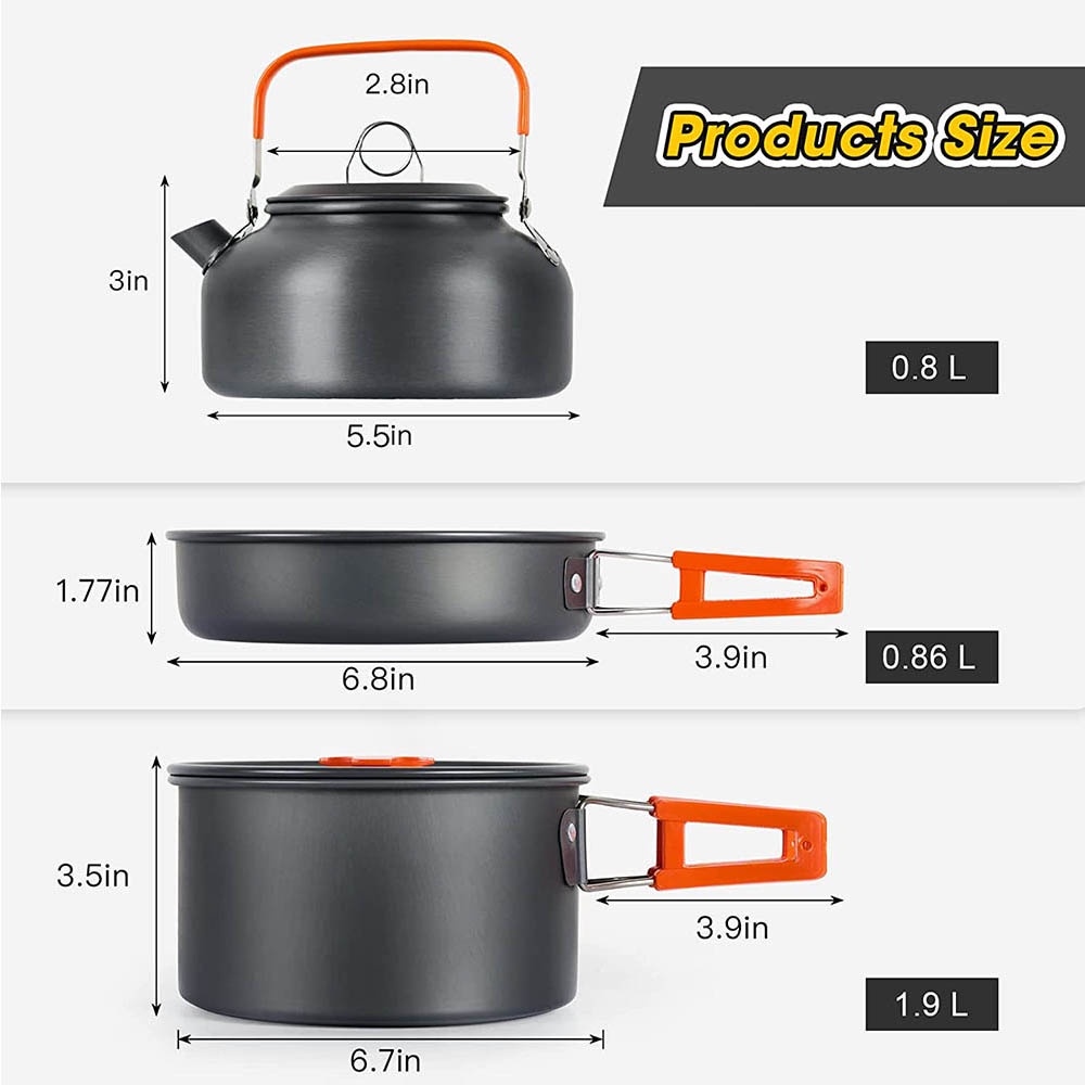 ชุดทำอาหารสำหรับตั้งแคมป์กลางแ - Camping Cooking Vegetables บทวิจารณ์และราคา
