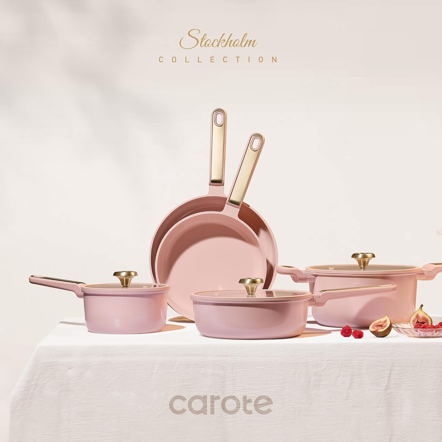 ชุดเครื่องครัวเซรามิกกันติด 14 - Camping Cooking Pots And Pans Set บทวิจารณ์และราคา