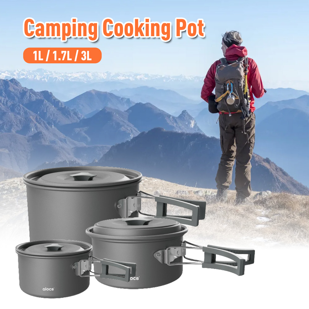 หม้ออาหารตั้งแคมป์อะลูมินัมอัล - Camping Cooking System บทวิจารณ์และราคา