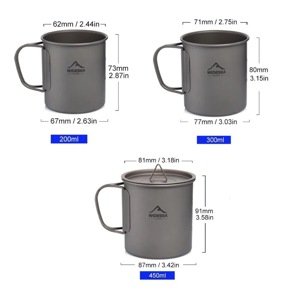แก้วมัคไทเทเนียมสำหรับตั้งแคมป - Quechua Camping Cooking Set บทวิจารณ์และราคา