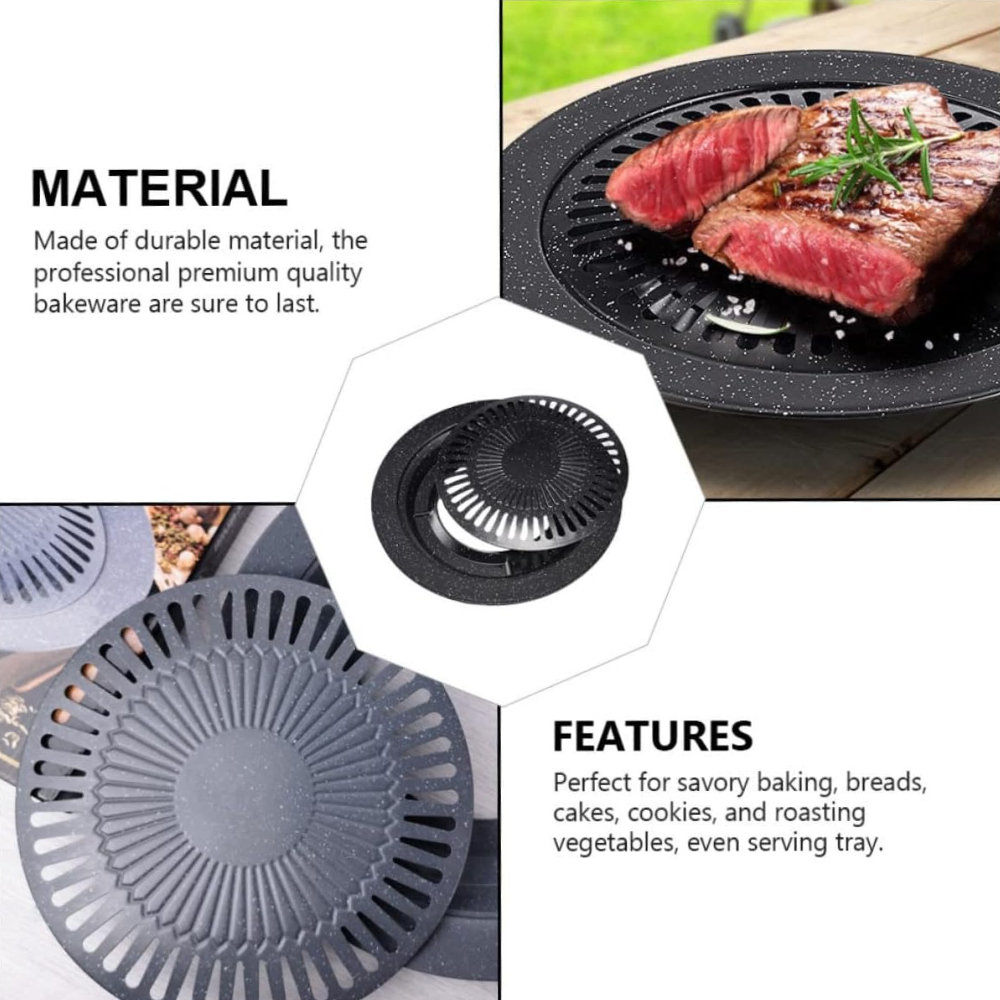 กระทะย่างอะลูมิเนียม KOSUN ทรง - Camping Cooking Vegetables บทวิจารณ์และราคา