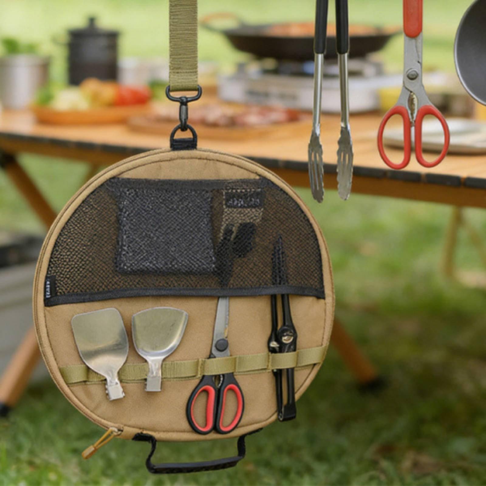 กระเป๋าเก็บกระทะทอดแบบพกพา กระ - Camping Cooking Frying Pan บทวิจารณ์และราคา