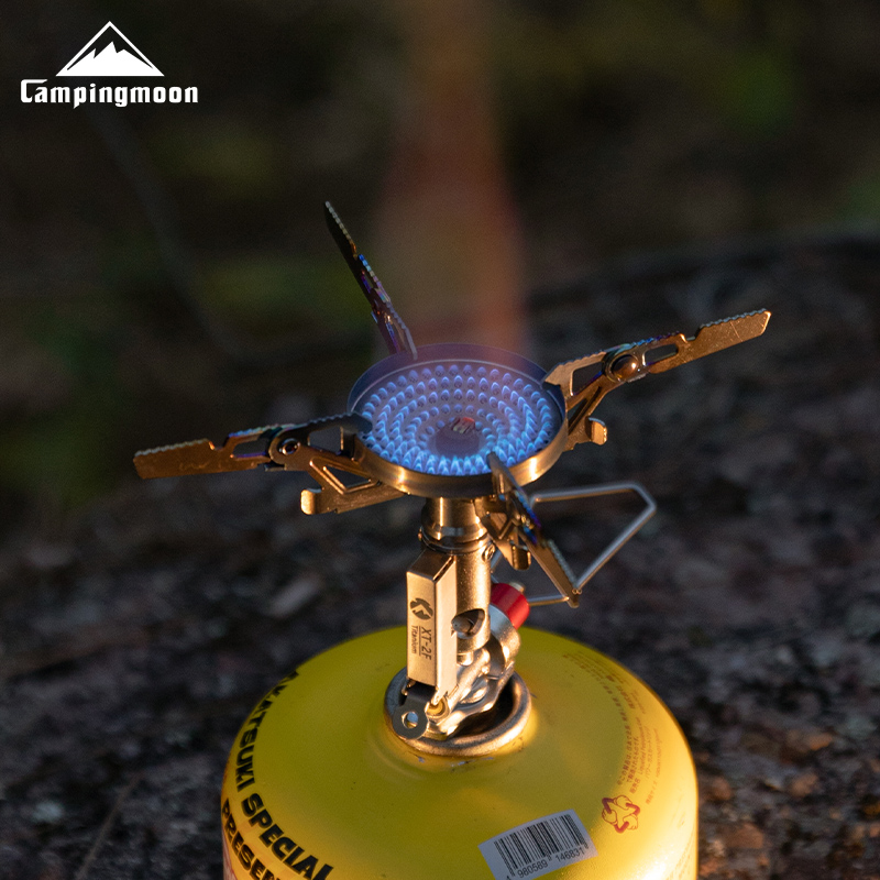 เตาแก๊สพกพา CAMPINGMOON XT-2F  - Camping Cooking Gas Stove บทวิจารณ์และราคา