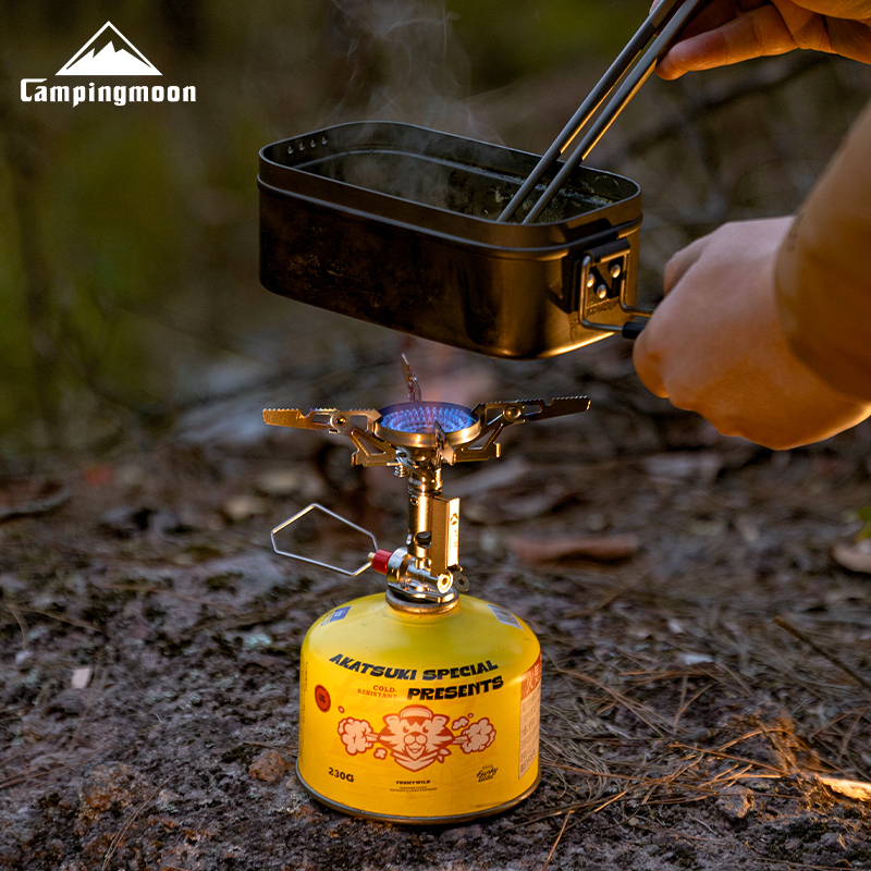 เตาแก๊สพกพา CAMPINGMOON XT-2F  - Camping Cooking Gas Stove บทวิจารณ์และราคา
