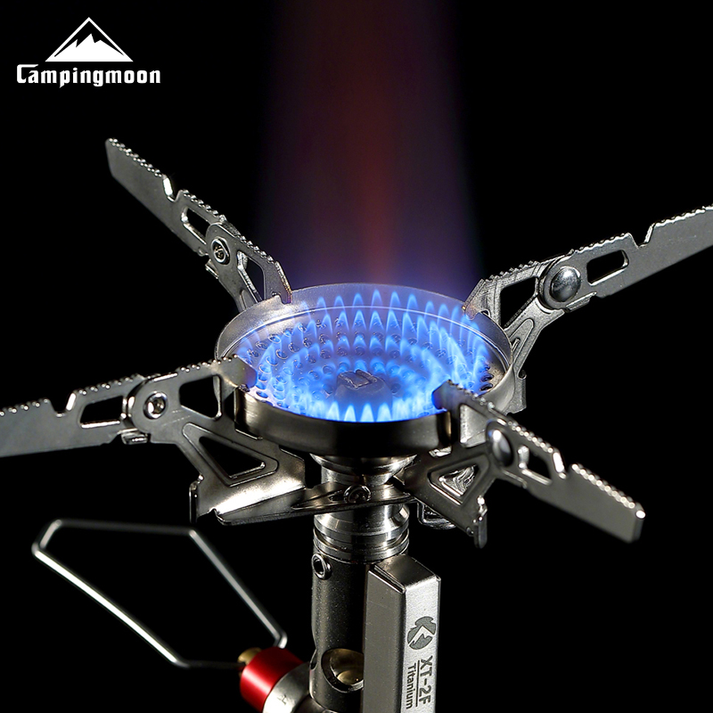เตาแก๊สพกพา CAMPINGMOON XT-2F  - Camping Cooking Gas Stove บทวิจารณ์และราคา