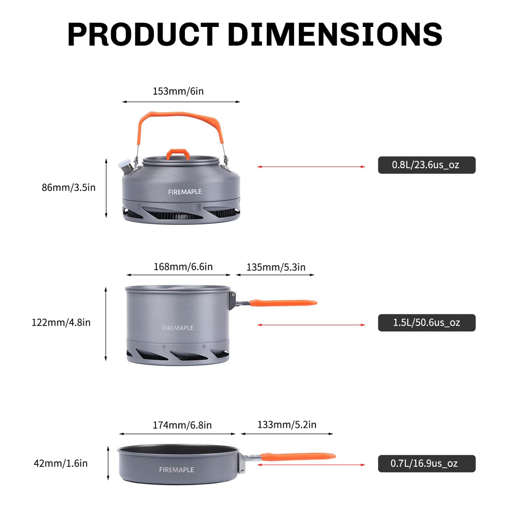 Fire Maple Camping เครื่องครัว - Camping Cooking Kits บทวิจารณ์และราคา
