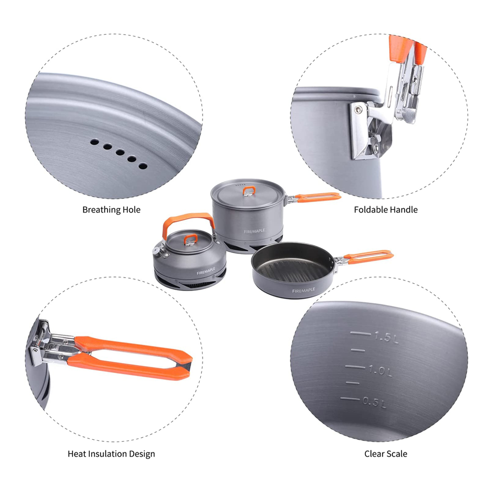 Fire Maple Camping เครื่องครัว - Camping Cooking Kits บทวิจารณ์และราคา
