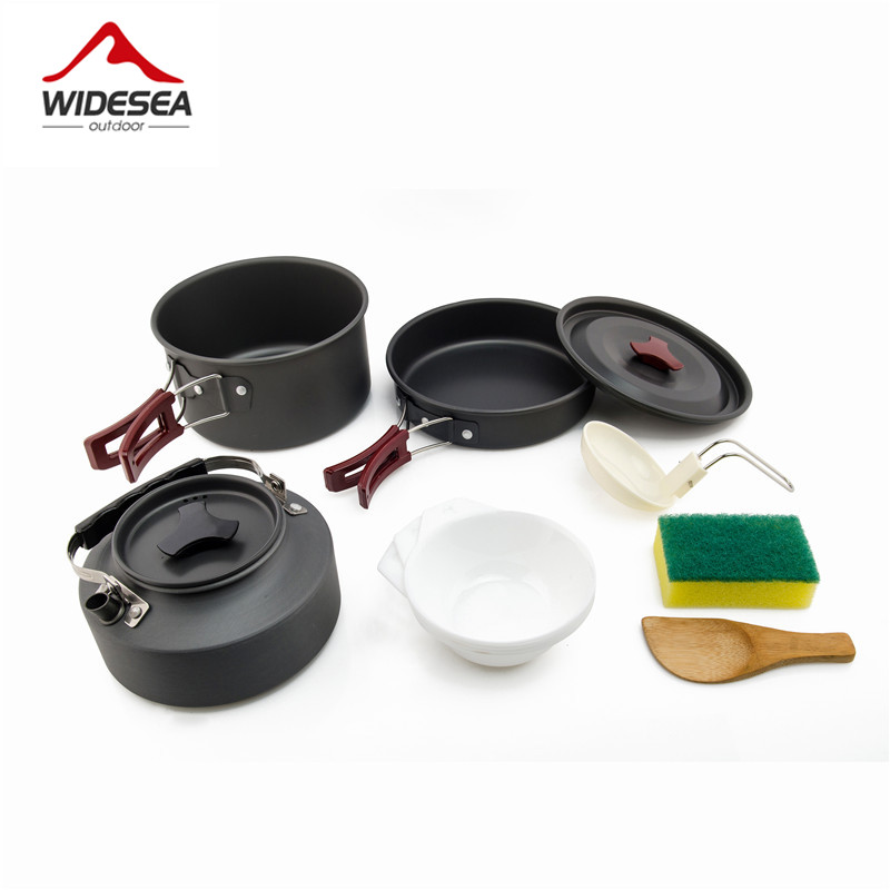 Widesea Camping ชุดเครื่องครัว - Quechua Camping Cooking Set บทวิจารณ์และราคา
