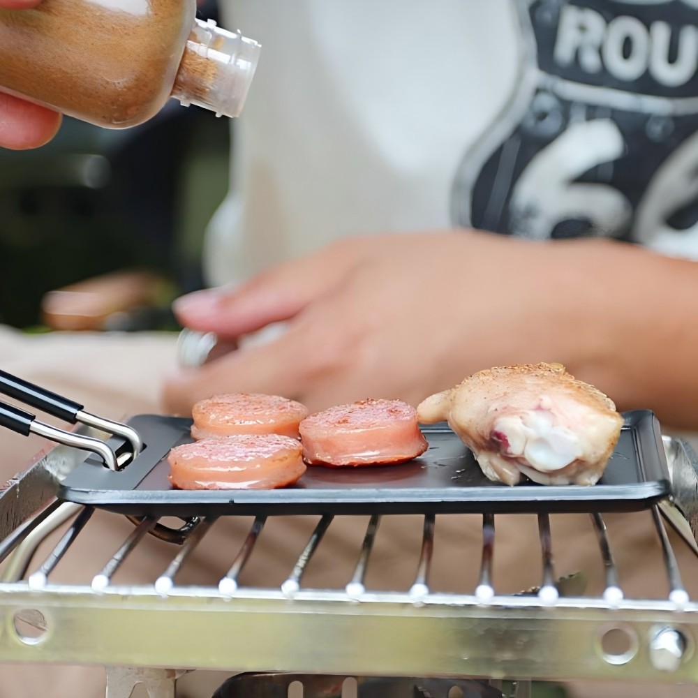กระทะสำหรับตั้งแคมป์ กระทะปิ้ง - Camping Cooking System บทวิจารณ์และราคา