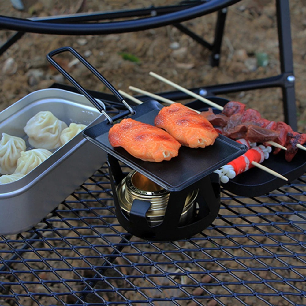 กระทะสำหรับตั้งแคมป์ กระทะปิ้ง - Camping Cooking System บทวิจารณ์และราคา