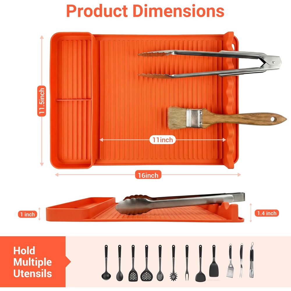 แผ่นรองย่างซิลิโคนทนความร้อน - - Camping Cooking บทวิจารณ์และราคา