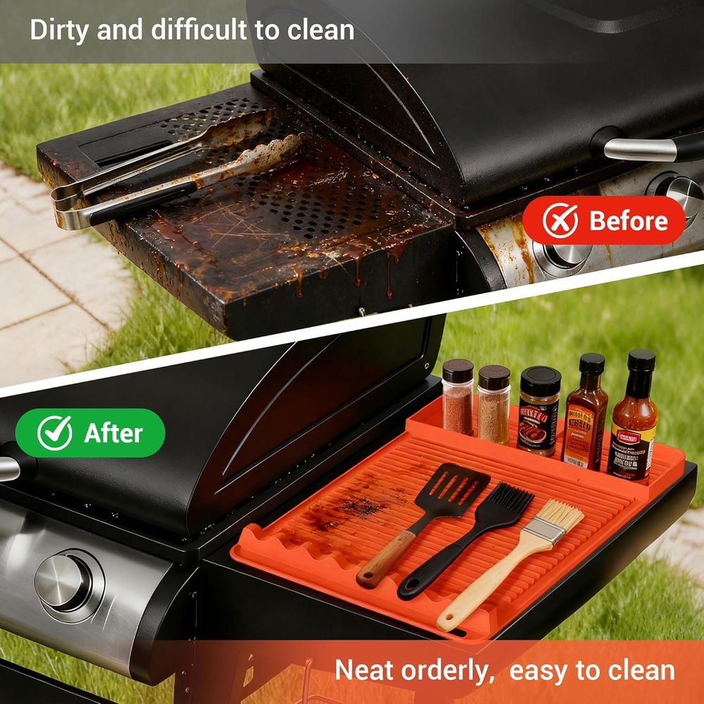แผ่นรองย่างซิลิโคนทนความร้อน - - Camping Cooking บทวิจารณ์และราคา