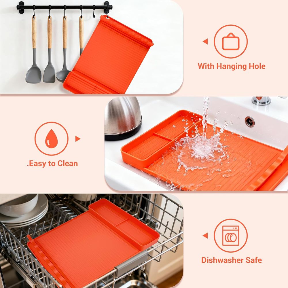 แผ่นรองย่างซิลิโคนทนความร้อน - - Camping Cooking บทวิจารณ์และราคา