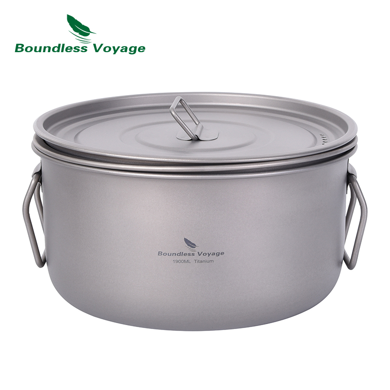 อย่างไร้ขอบเขตการเดินทางหม้ออา - Camping Cooking Pots And Pans Set บทวิจารณ์และราคา